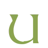🌿 Эмодзи «Nature - зелёный славянский шрифт и значки на тему природы» для Telegram