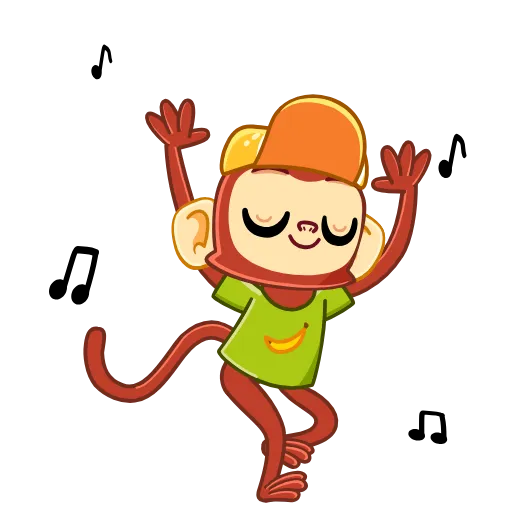 Стикер 16 Monkey