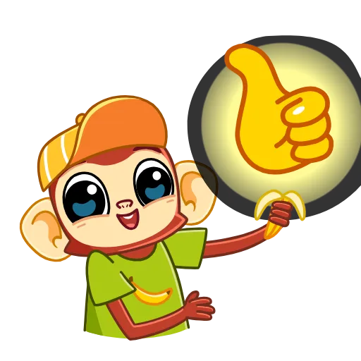 Стикер 18 Monkey