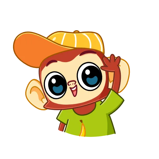 Стикер 5 Monkey