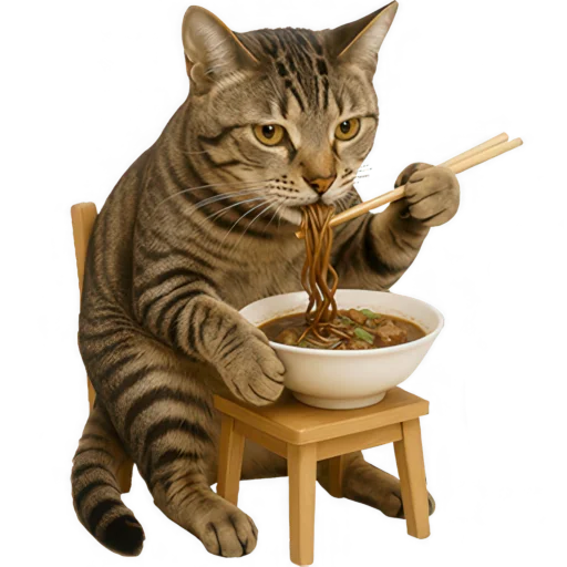 🍜 Стикер «Непослушный к» для Telegram