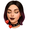 Стикер 4 🥰 Набор эмоджи с эмоциями лучшей альтушки