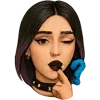 Стикер 17 🥰 Набор эмоджи с эмоциями лучшей альтушки