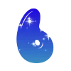 ❤️ Эмодзи «Sky - буквы в виде звёздного неба» для Telegram