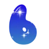 ❤️ Эмодзи «Sky - буквы в виде звёздного неба» для Telegram