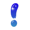 ❤️ Эмодзи «Sky - буквы в виде звёздного неба» для Telegram