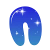 ❤️ Эмодзи «Sky - буквы в виде звёздного неба» для Telegram