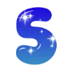 ❤️ Эмодзи «Sky - буквы в виде звёздного неба» для Telegram