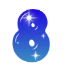 ❤️ Эмодзи «Sky - буквы в виде звёздного неба» для Telegram