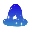 ❤️ Эмодзи «Sky - буквы в виде звёздного неба» для Telegram