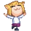 Стикер 42 😐 Neco-Arc emoji (Неко Арк)