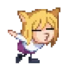 Стикер 40 😐 Neco-Arc emoji (Неко Арк)