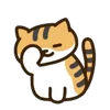 Стикер 34 Neko Atsume