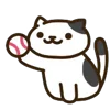 Стикер 6 Neko Atsume