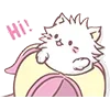 Стикер 30 Neko Banana Cat