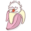 Стикер 13 Neko Banana Cat