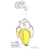 Стикер 24 Neko Banana Cat