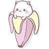 Стикер 10 Neko Banana Cat