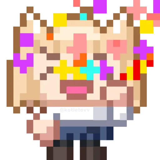 🥳 Эмодзи «Neko Arc&;&;&;» для Telegram
