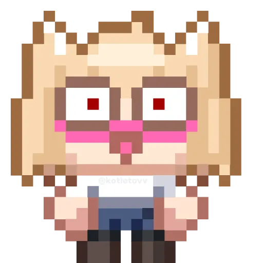 😳 Эмодзи «Neko Arc&;&;&;» для Telegram