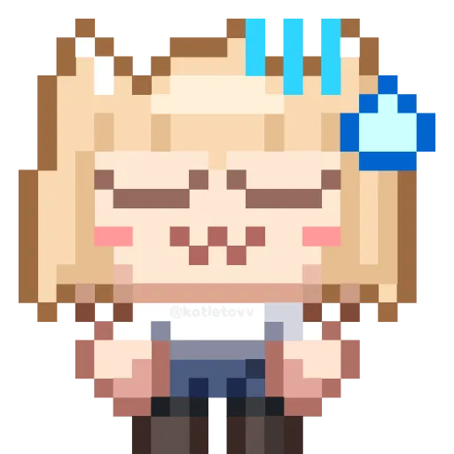 😅 Эмодзи «Neko Arc&;&;&;» для Telegram