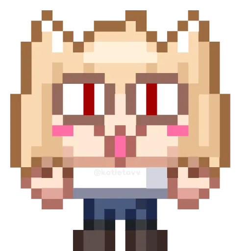 🫣 Эмодзи «Neko Arc&;&;&;» для Telegram