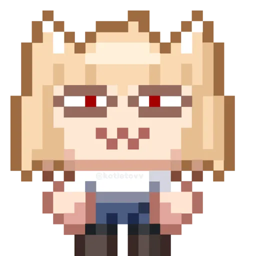 😴 Эмодзи «Neko Arc&;&;&;» для Telegram