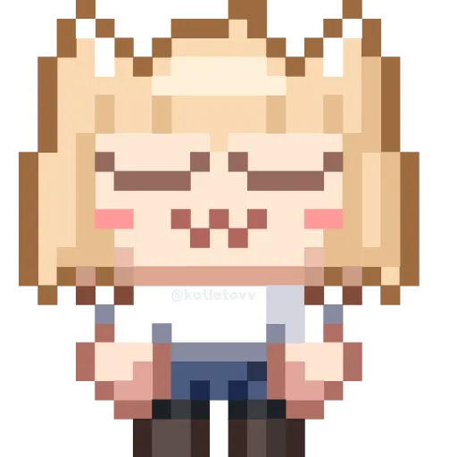 🙂‍↕️ Эмодзи «Neko Arc&;&;&;» для Telegram