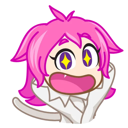 Стикер 11 Neko Waifu