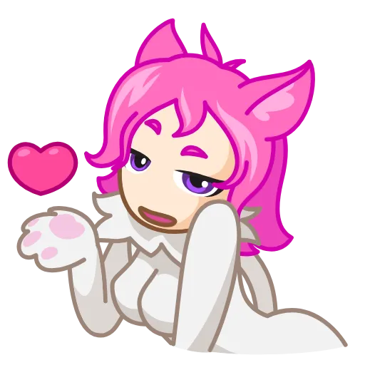 Стикер 2 Neko Waifu