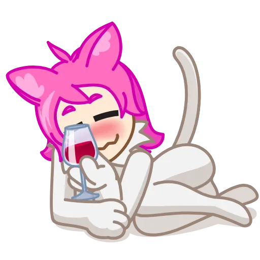 Стикер 20 Neko Waifu