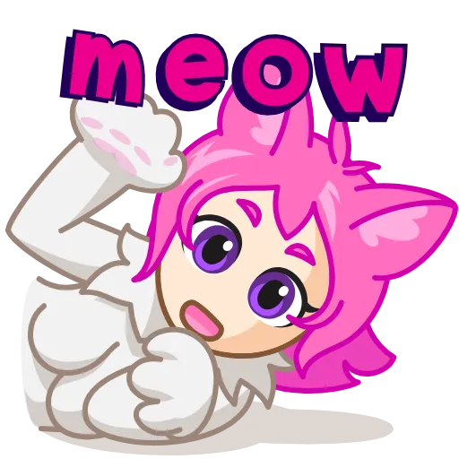 Стикер 5 Neko Waifu
