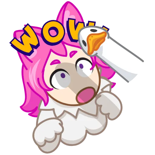 Стикер 8 Neko Waifu