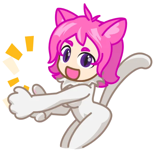 Стикер 3 Neko Waifu