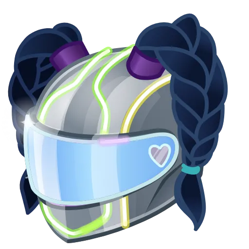 Стикер 45 Neko Helmet Купить