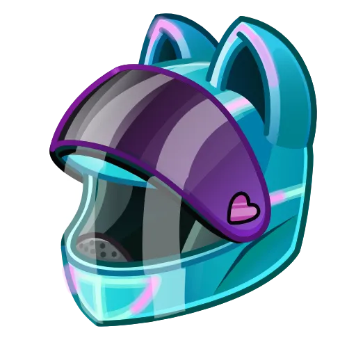 Стикер 30 Neko Helmet Купить