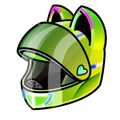 Стикер 21 Neko Helmet Купить