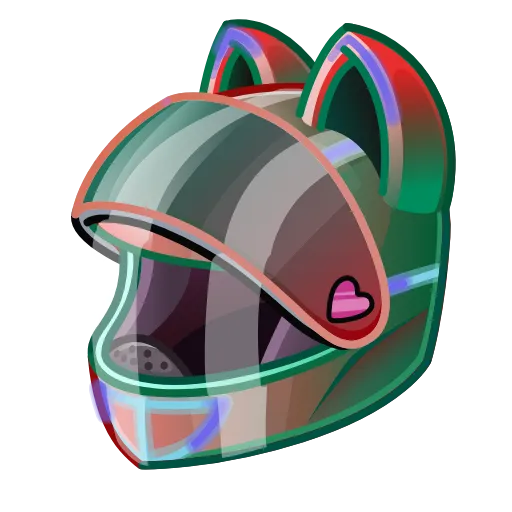 Стикер 28 Neko Helmet Купить