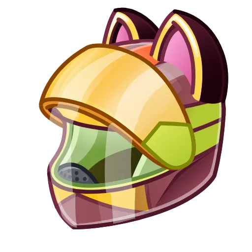 Стикер 47 Neko Helmet Купить