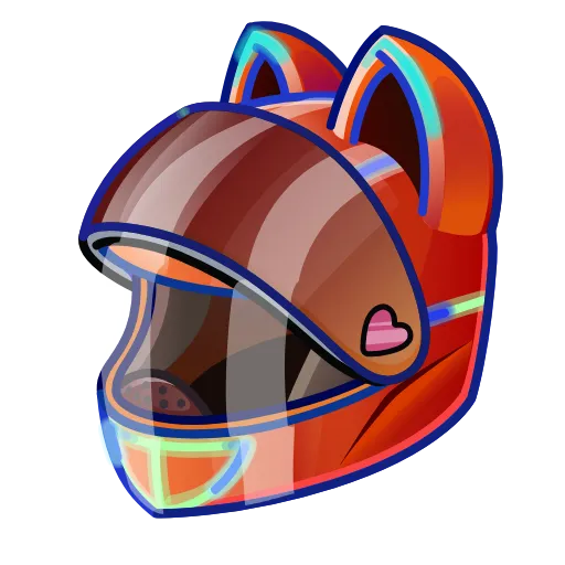 Стикер 26 Neko Helmet Купить