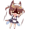 Стикер 53 Nekopara Premium Ver