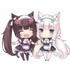 Стикер 20 Nekopara Premium Ver