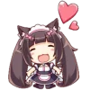 Стикер 17 Nekopara Premium Ver