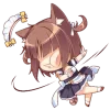 Стикер 55 Nekopara Premium Ver
