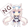 Стикер 22 Nekopara Premium Ver