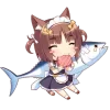 Стикер 48 Nekopara Premium Ver