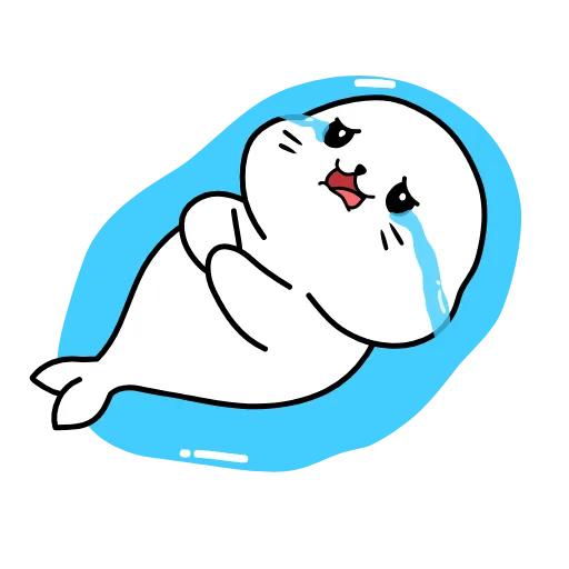 Стикер 7 Sappy Seals