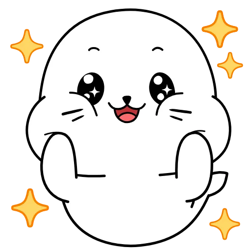 Стикер 3 Sappy Seals