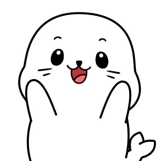 Стикер 8 Sappy Seals