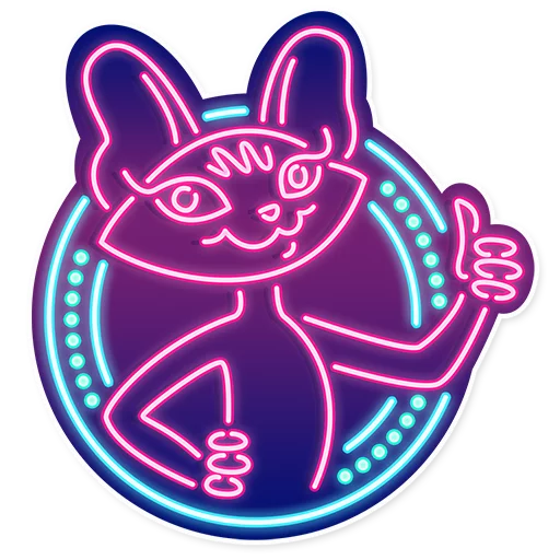 👍 Стикер «The Neon Demon» для Telegram